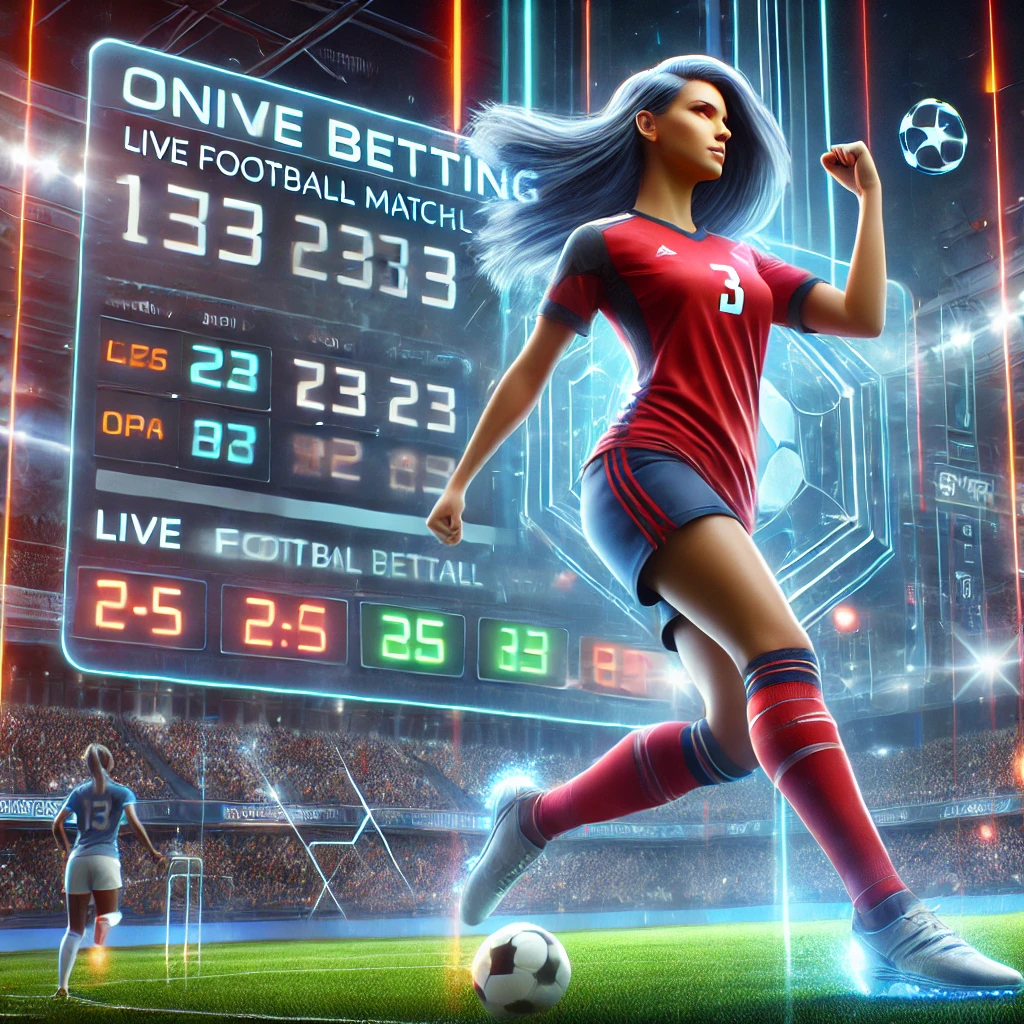 Women’s football match with online betting interface on Bet Pro Exchange.
